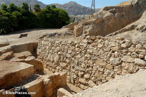 city of jericho|what are the actual walls of jericho.